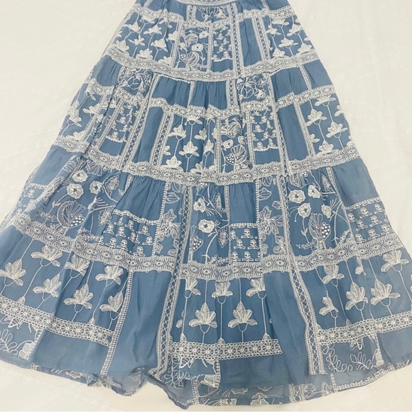 Anthropology embroidered maxi skirt. - Picture 3 of 3